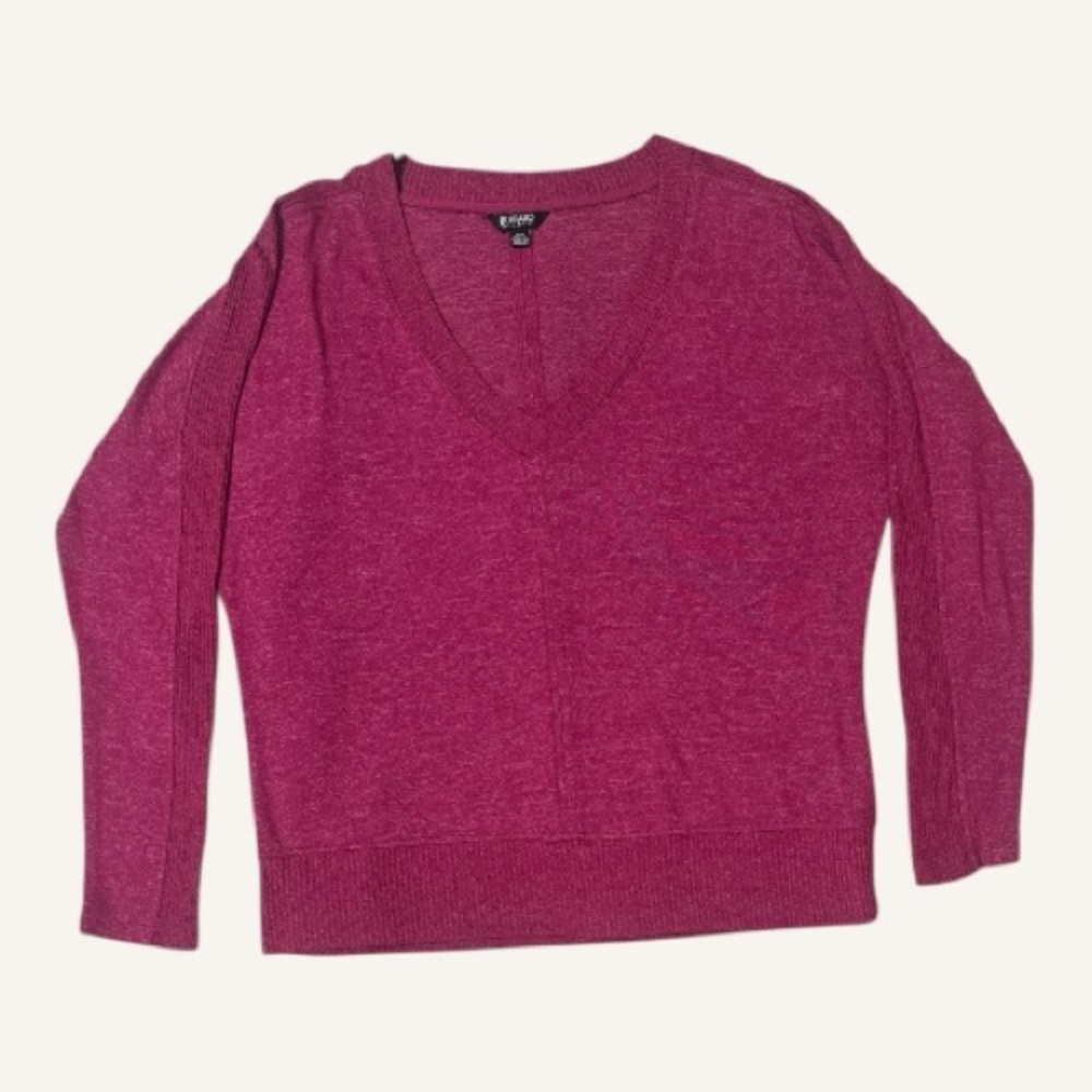 Buffalo David Bitton V-Neck Sweater - Rich Pink